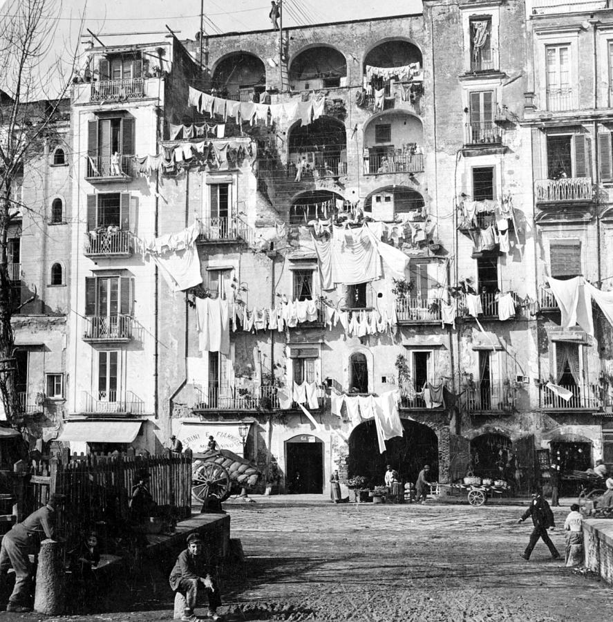 City Photograph - Naples Italy - c 1901 by International  Images