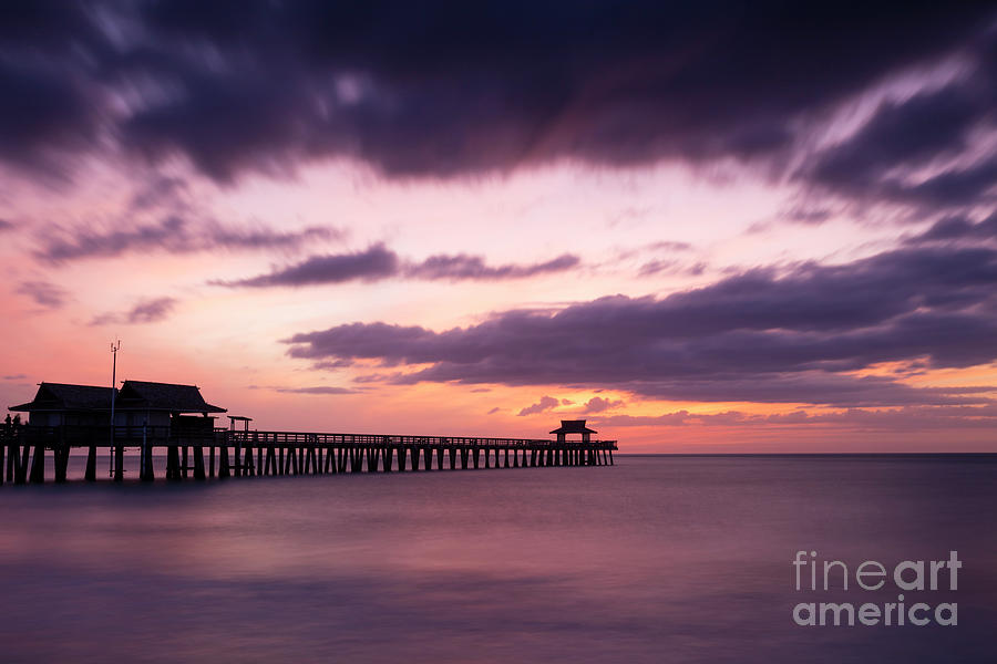 Naples Pier at Sunset III Photograph by Brian Jannsen