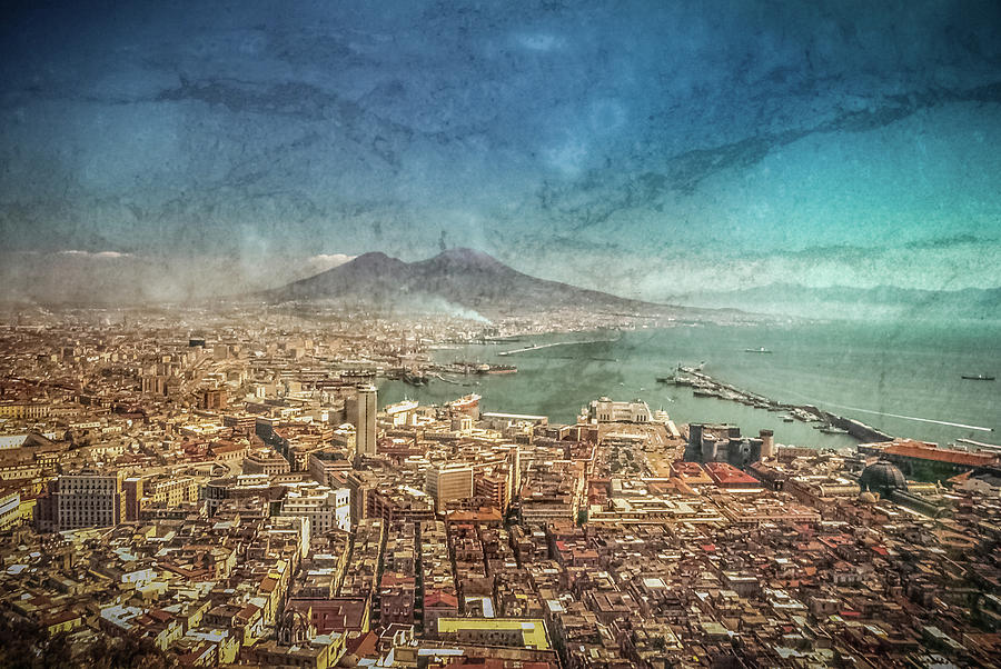 Naples, Italy - Vesuvio e Napoli Photograph by Mark Forte