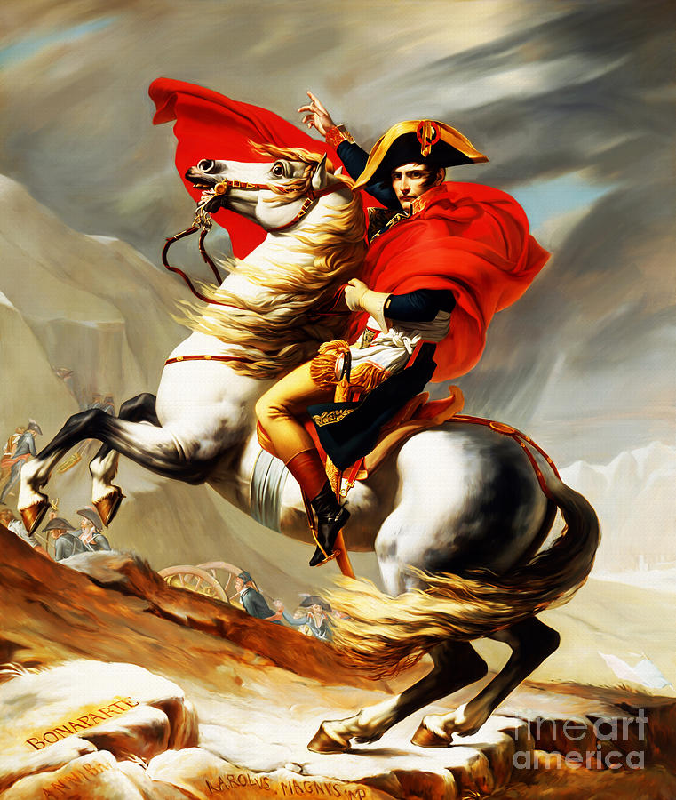 Napoleon Bonaparte on Horse Painting by Gull G Napoleon Bonaparte Horse Painting