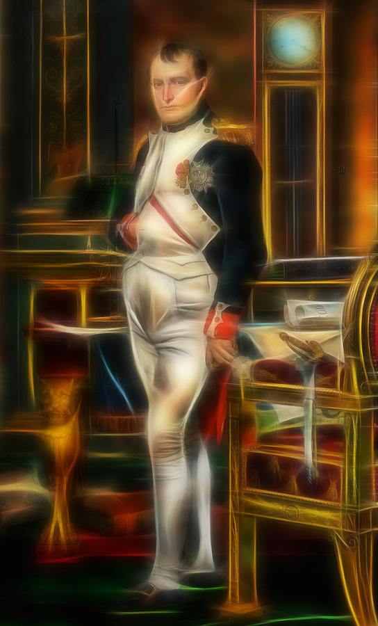 Napoleon fractalized Digital Art by Matthias Hauser