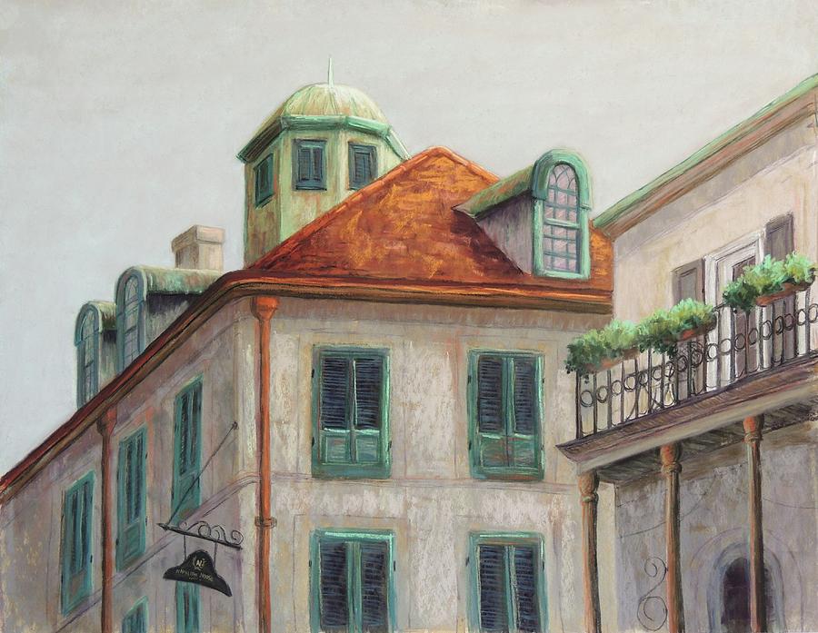 Napoleon House, New Orleans Pastel by Candy Mayer