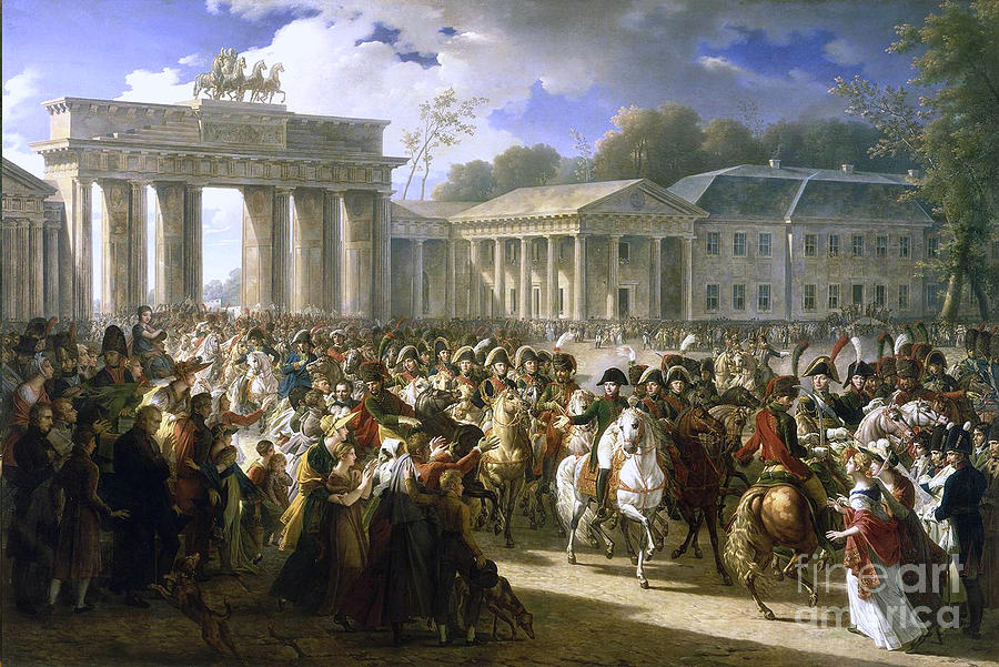 Napoleon in Berlin Painting by Celestial Images