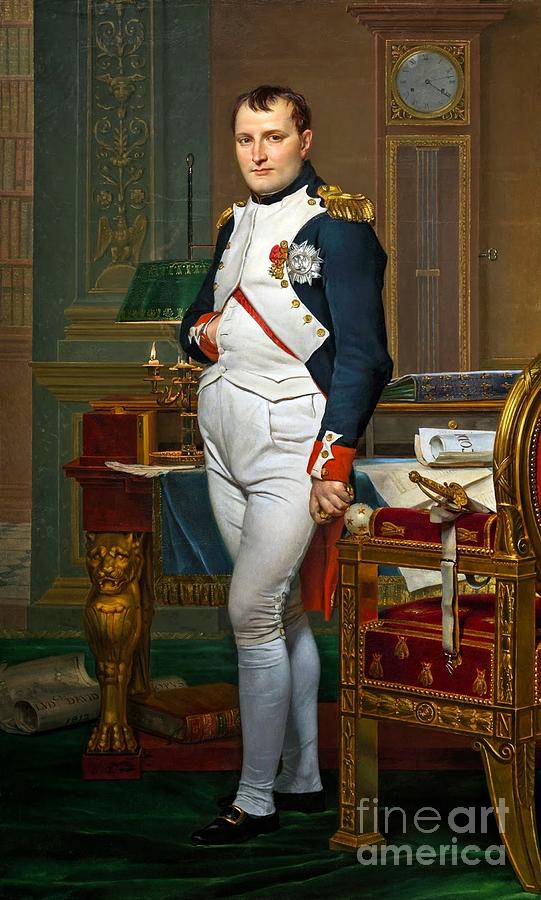 Napoleon in his Study at the Tuileries Painting by MotionAge Designs