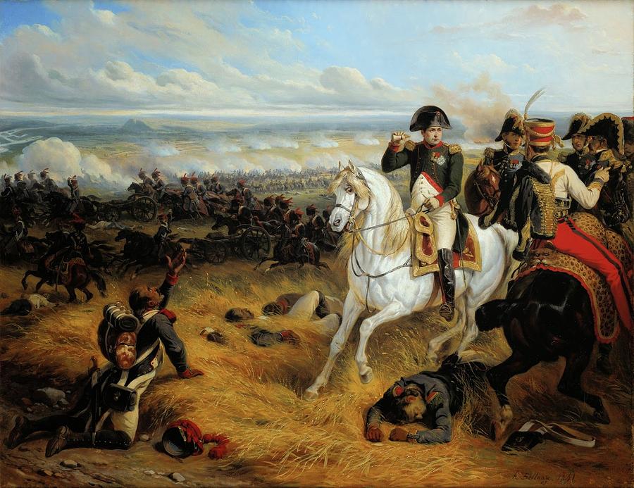 Napoleon In Wagram Painting by Joseph Louis Napoleon Bonaparte Horse Painting