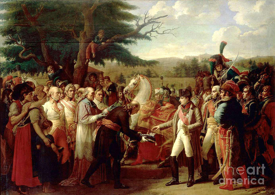 Napoleon Receiving the Keys to Vienna  Painting by MotionAge Designs