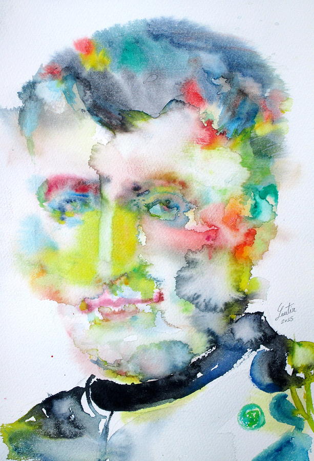 NAPOLEON - watercolor portrait Painting by Fabrizio Cassetta