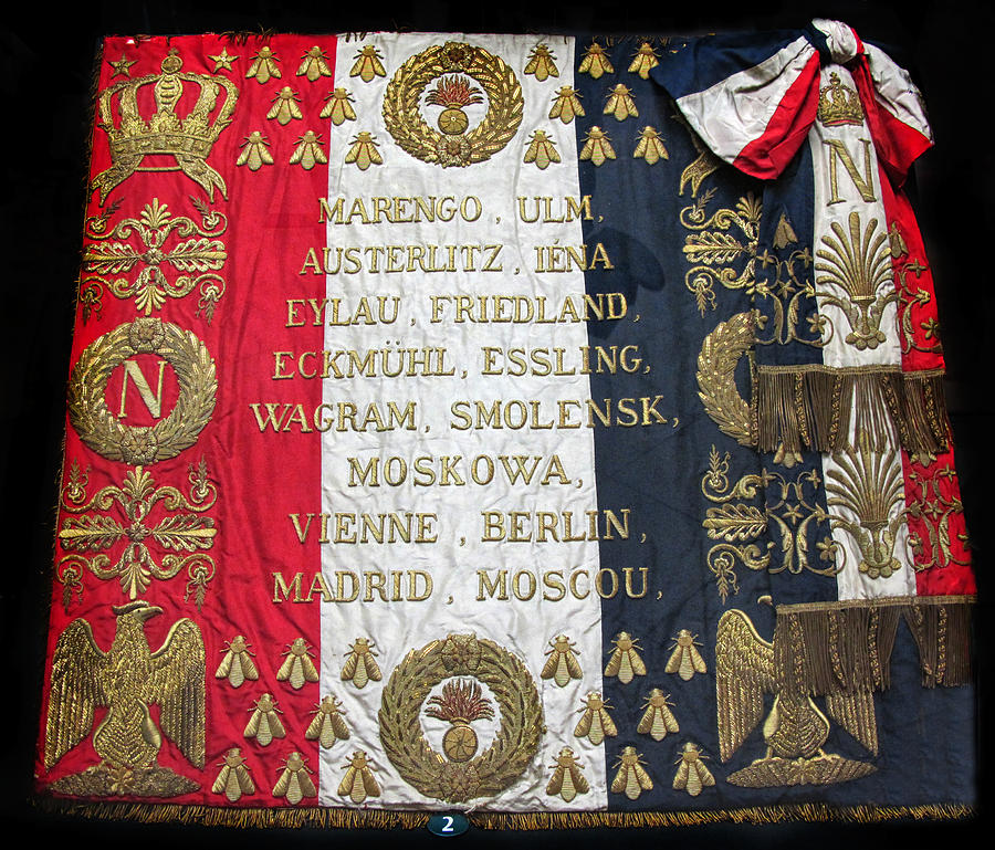 Flag Photograph - Napoleonic Flag by Dave Mills