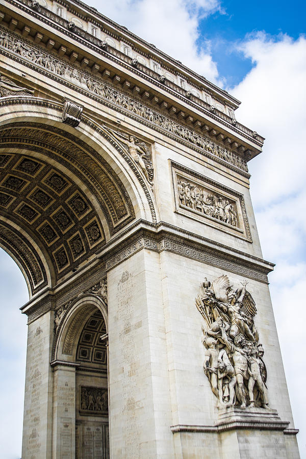 Landmark Photograph - Napoleons Arch of Triumph by Nila Newsom