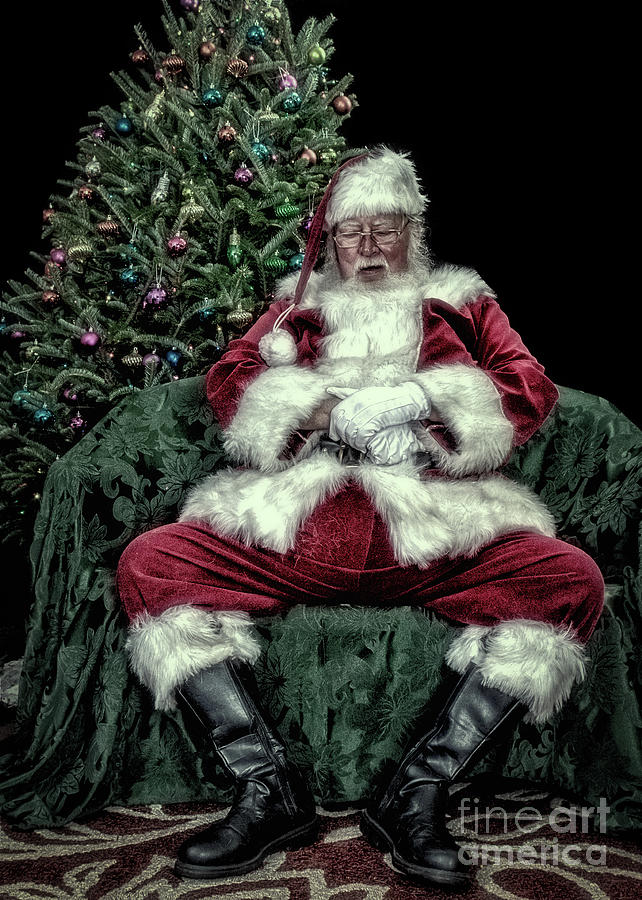 Napping Santa Photograph by David Rucker