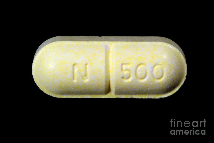 Naproxen Pill Photograph by Scimat