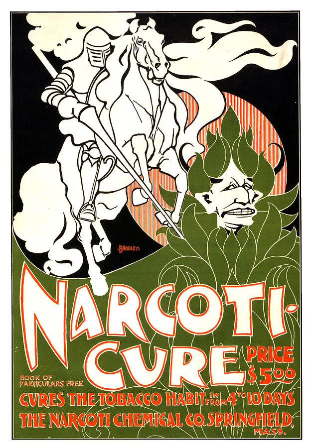 Narcoti-cure - Narcoti Chemical Co - Vintage Advertising Poster Mixed Media