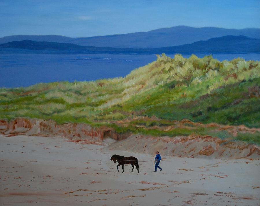 Narin, County Donegal, Ireland Painting by Jeannie Allerton