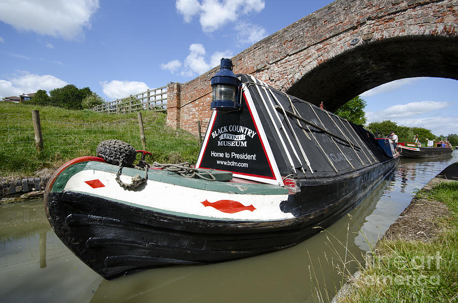 Narrow boat President Photograph by Steev Stamford