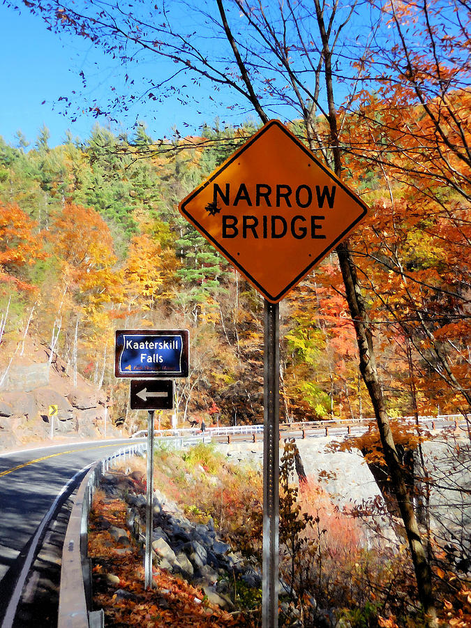 Narrow bridge 2 Painting by Jeelan Clark