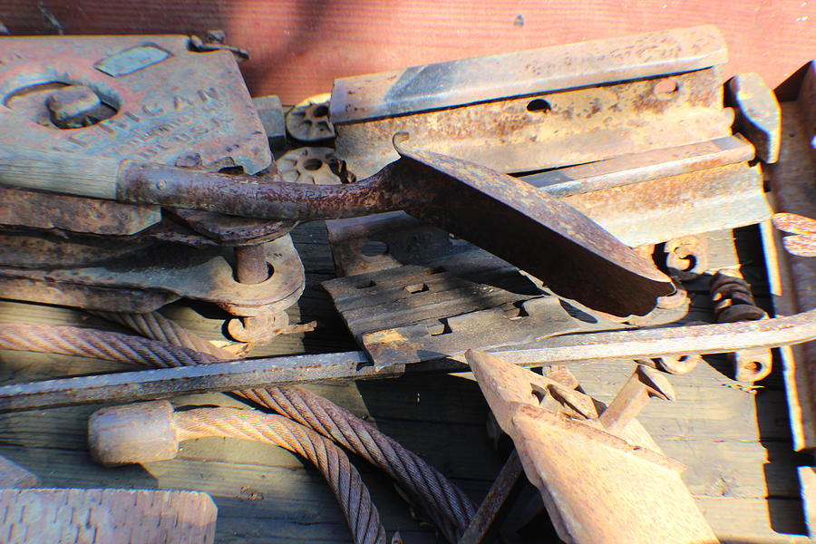 Narrow Gauge Railroad Scrap Photograph by John Mathews