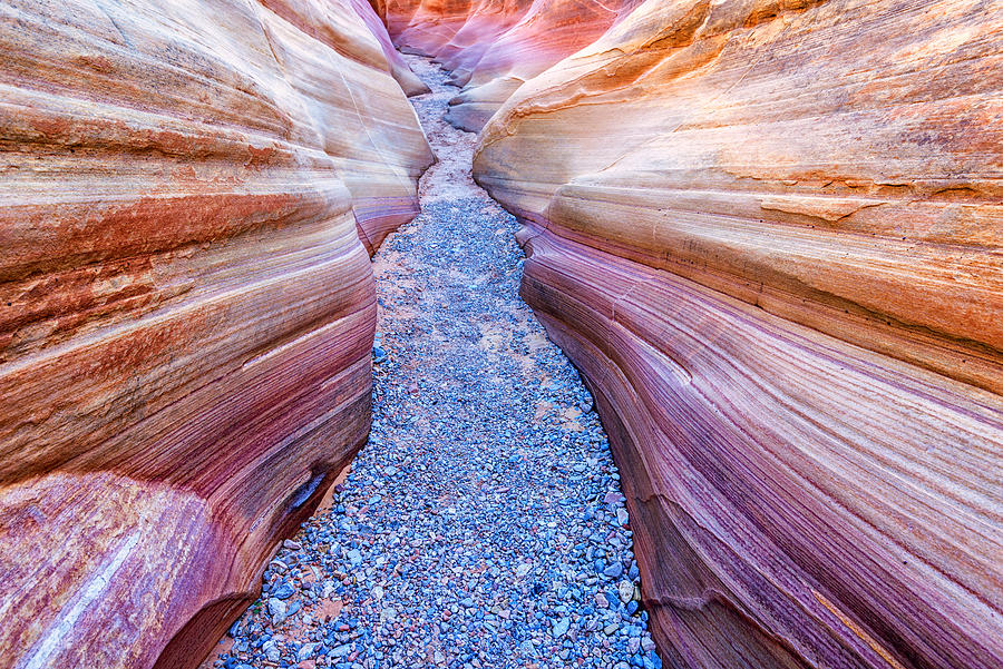 Through Pink Canyon Valley Of Fire State Park Photograph by Joseph S Giacalone