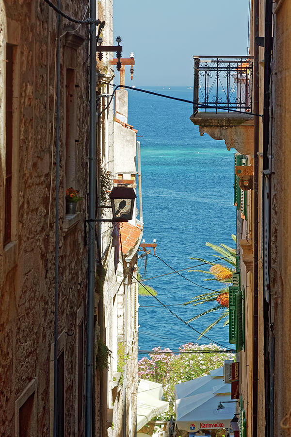 Narrow Sea View Photograph by Sally Weigand