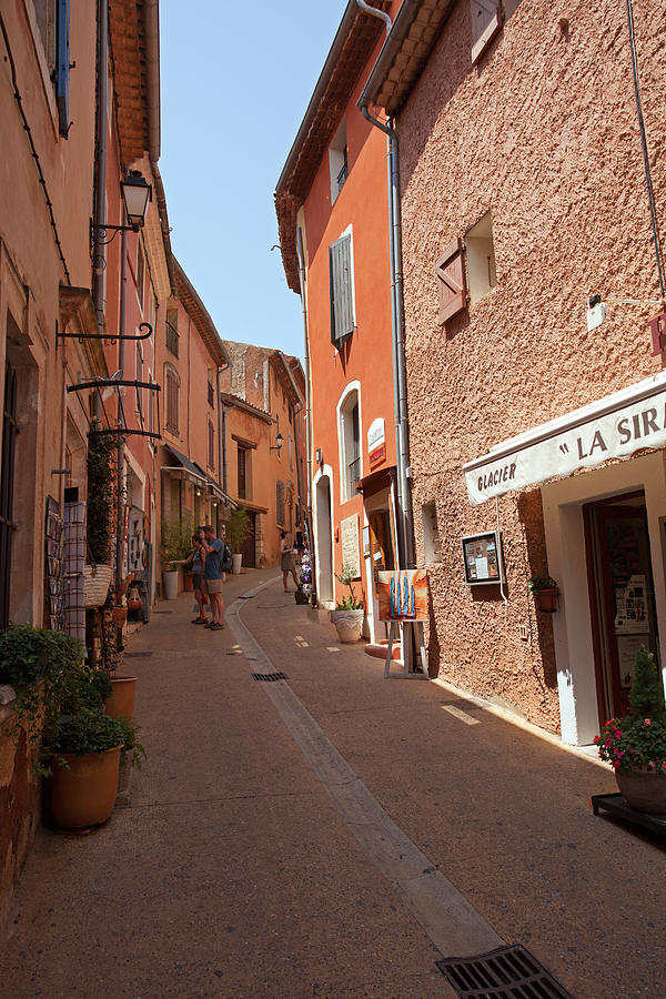 Narrow Streets in Roussillon Photograph by Aivar Mikko