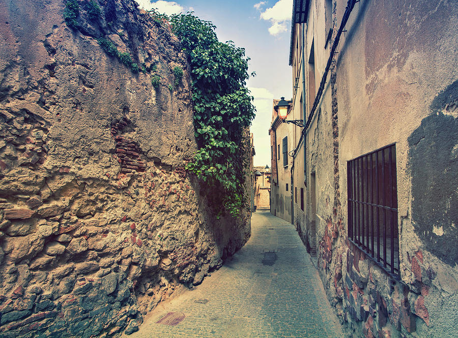 Narrow Streets In Segovia Photograph