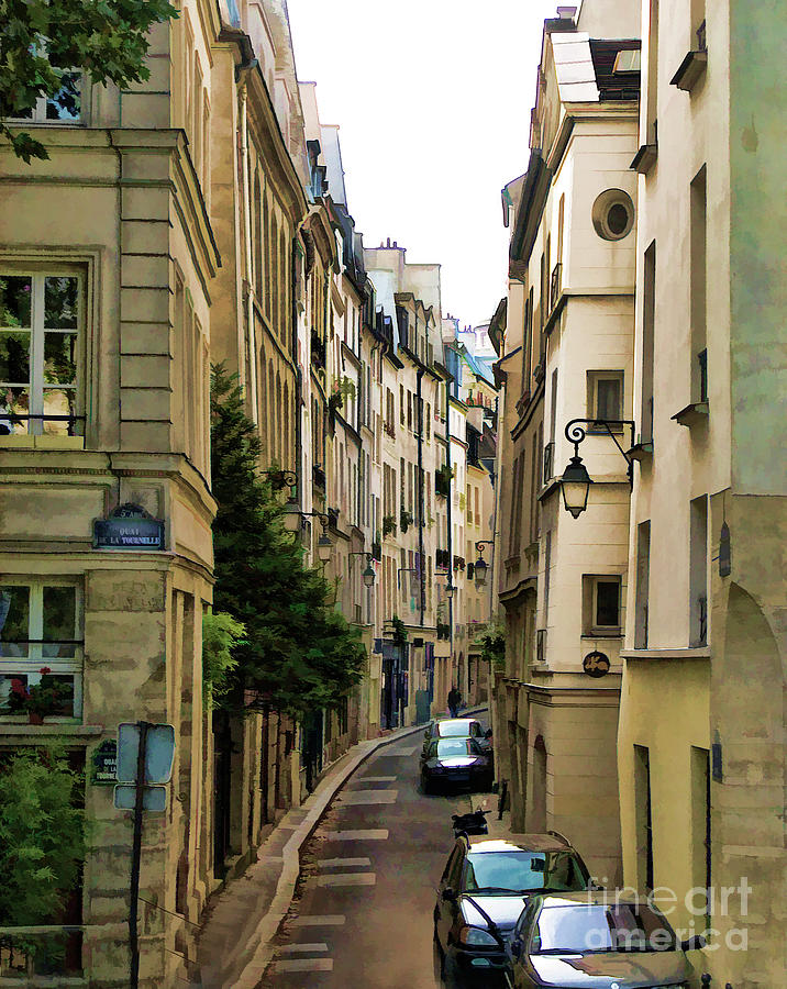 Narrow Streets of Paris  Photograph by Chuck Kuhn