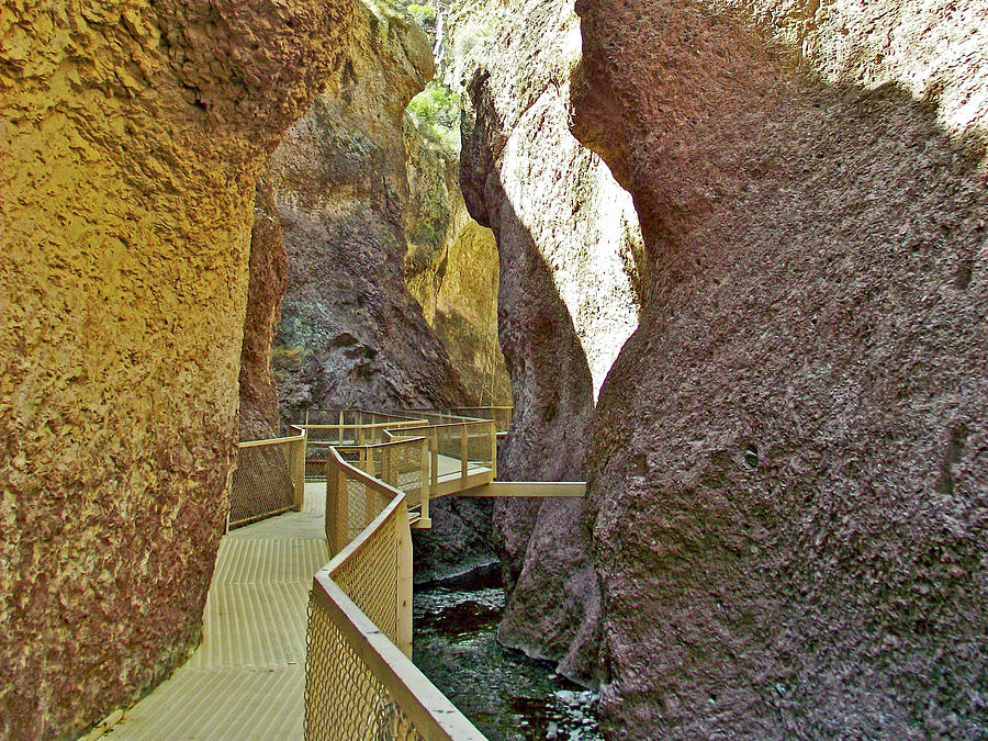 Narrowest Part of Whitewater Canyon on Whitewater Catwalk National Recreation Trail-New Mexico Photograph by Ruth Hager