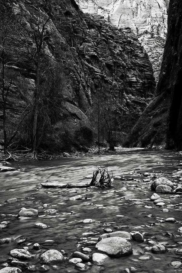 Zion National Park Photograph - Narrows In Winter by James Marvin Phelps