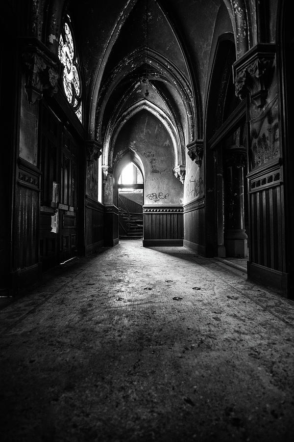 Abandoned Photograph - Narthex by Lindy Grasser Abandoned Photograph - Narthex by Lindy Grasser