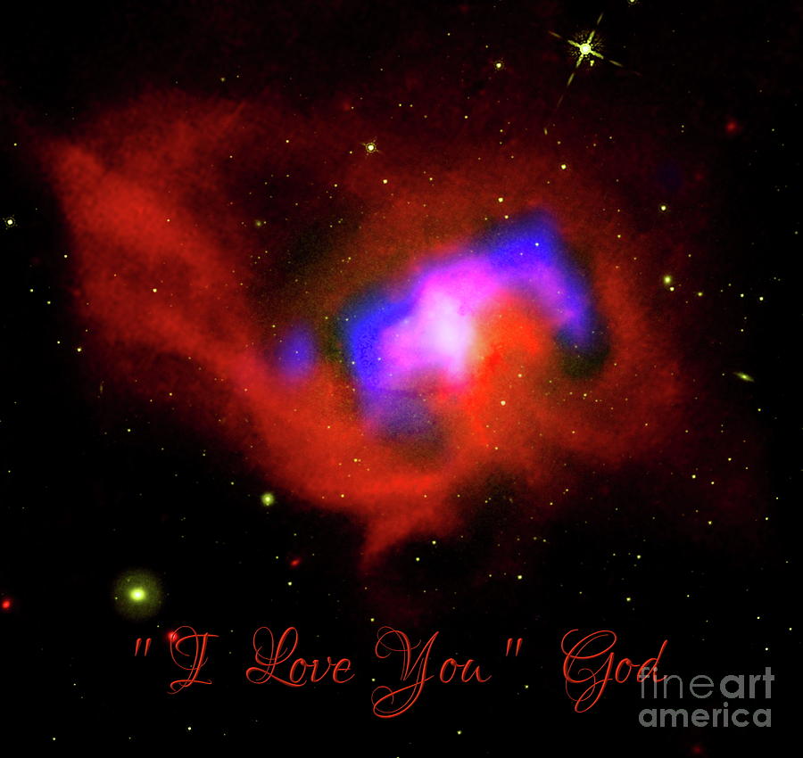 NASA Black Hole Heart I Love You From God Photograph by Rose Santuci-Sofranko