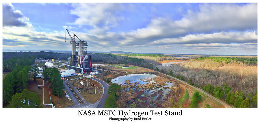 NASA MSFC Hydrogen Test Stand - Original Photograph by Norman Peay