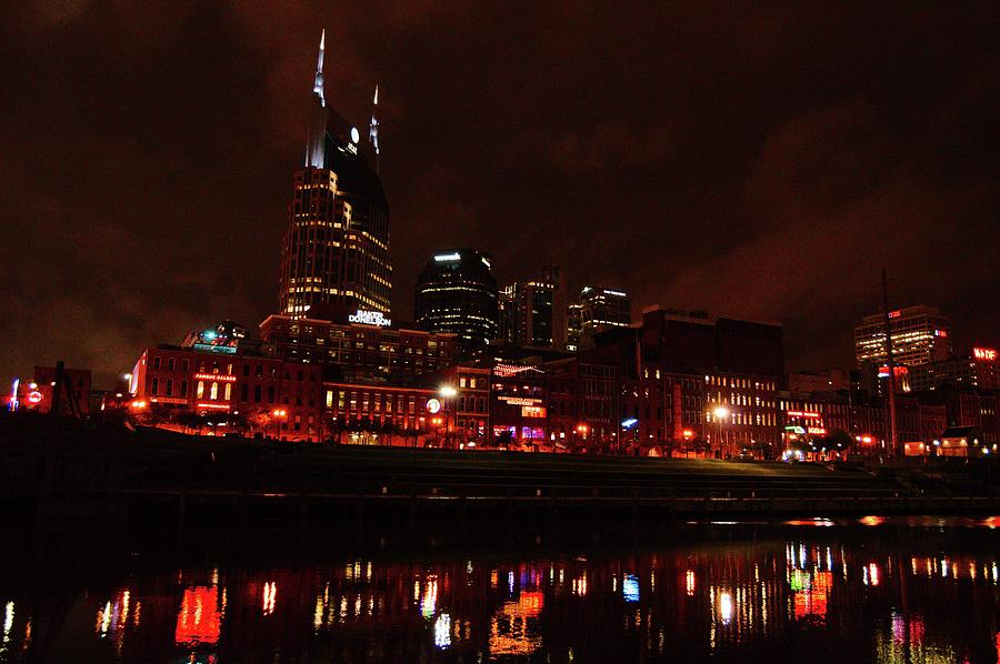 Nashville at Night Photograph by Charles HALL