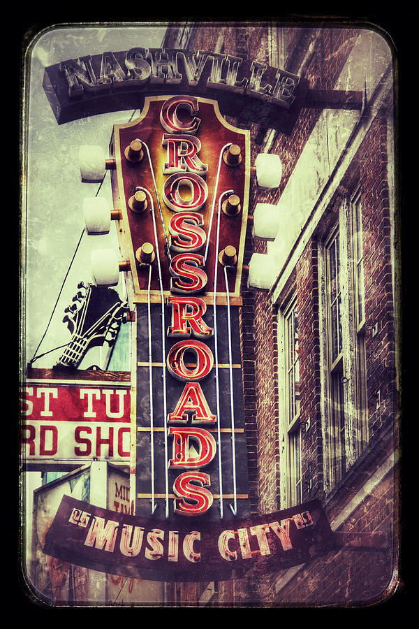 Nashville Crossroads - Music City Photograph by Debra Martz