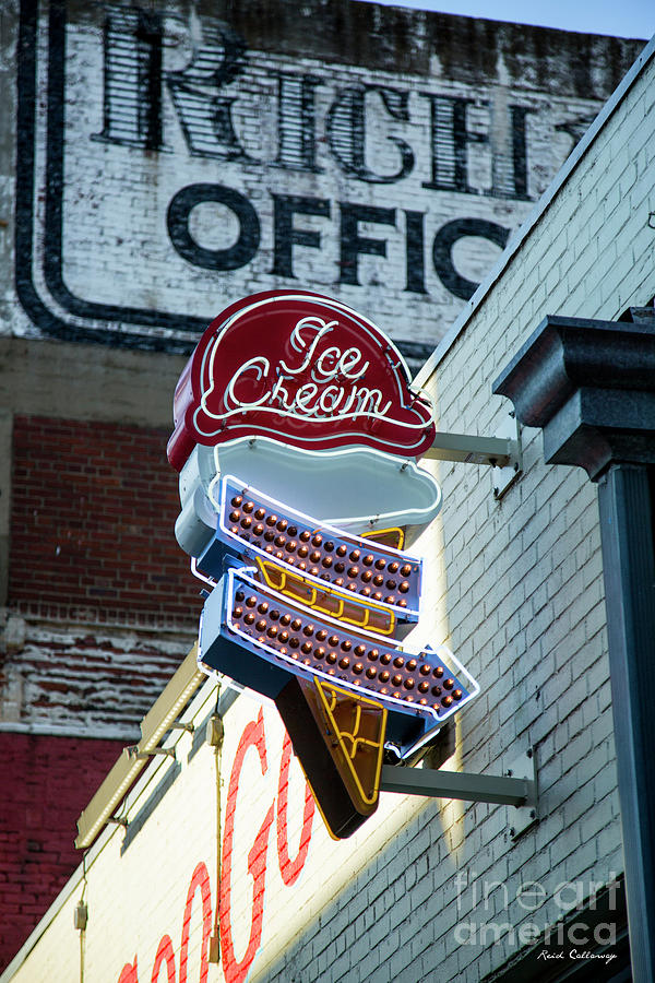 Nashville Ice Cream Sign Signage Art Photograph by Reid Callaway