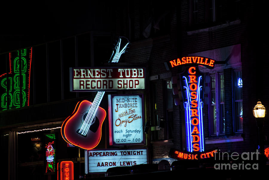 Nashville Neon Photograph by David Bearden