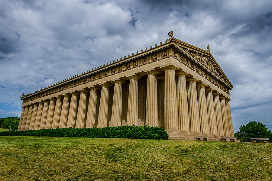 Greek Photograph - Nashville Parthenon by Mike Burgquist