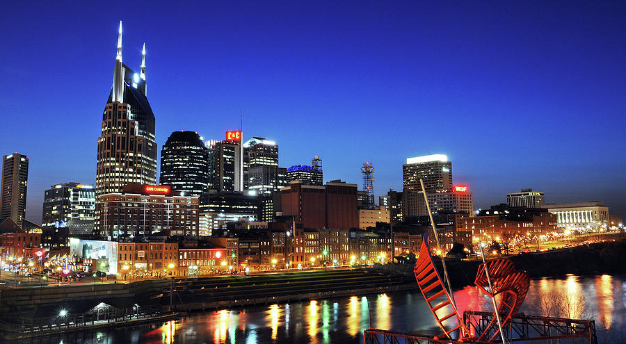 Nashville Skyline Photograph By Giffin Photography