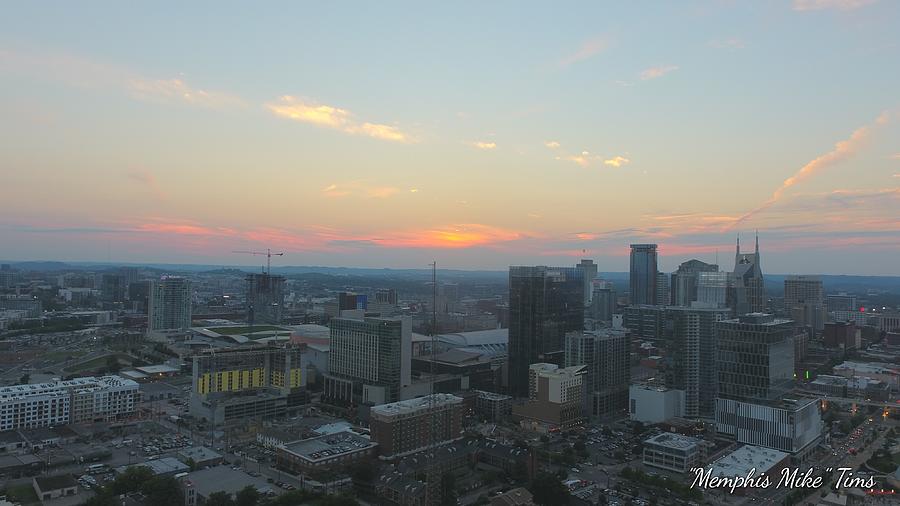 Nashville Photograph - Nashville skyline  by Michael Tims