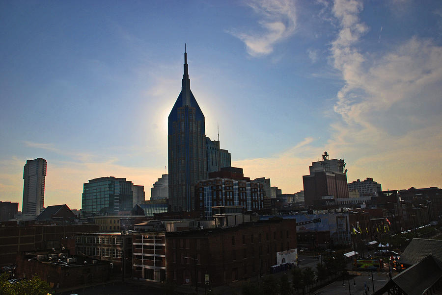 Tn Photograph - Nashville Skyline by Susanne Van Hulst