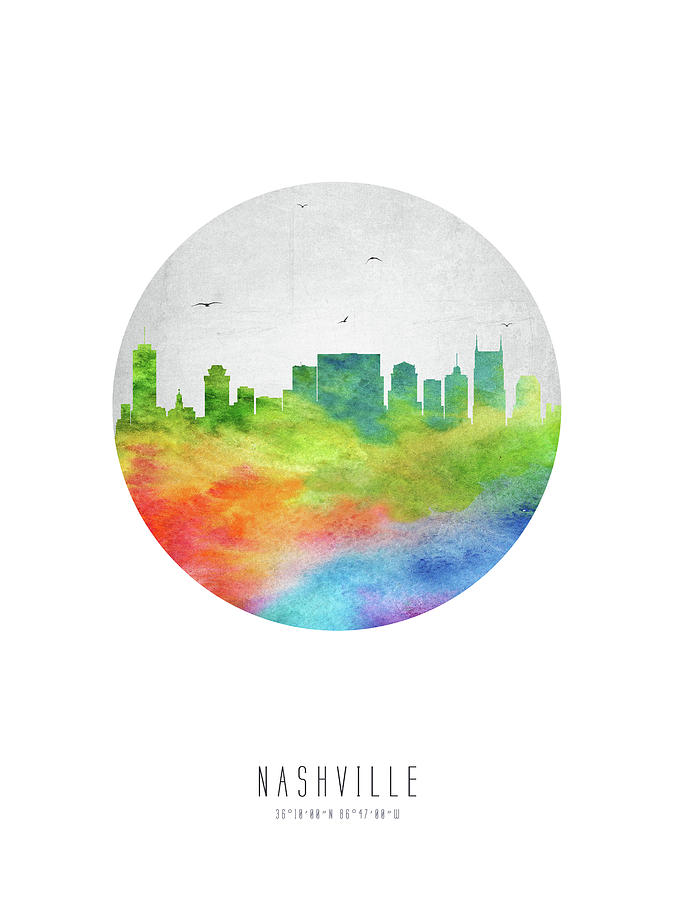 Nashville Skyline Ustnna20 Digital Art