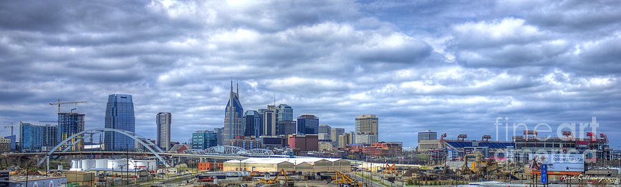 Nashville Tennessee Cityscape Art Photograph by Reid Callaway