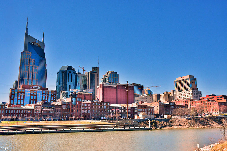 Nashville Tennessee Skyline Photograph by Lisa Wooten