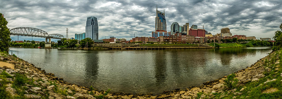 Nashville TN Panoramic Photograph by Ron Pate