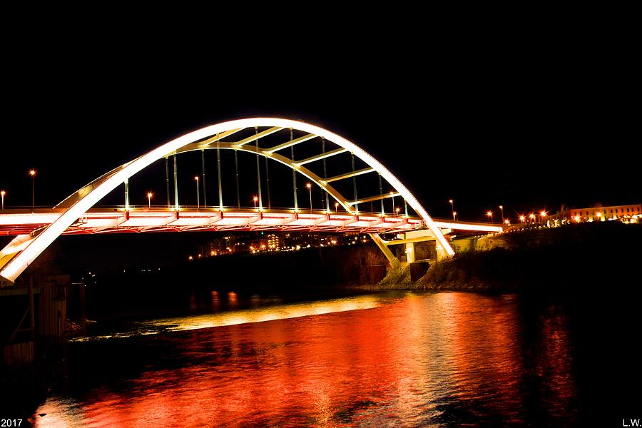Nashvilles Gateway Bridge Photograph by Lisa Wooten