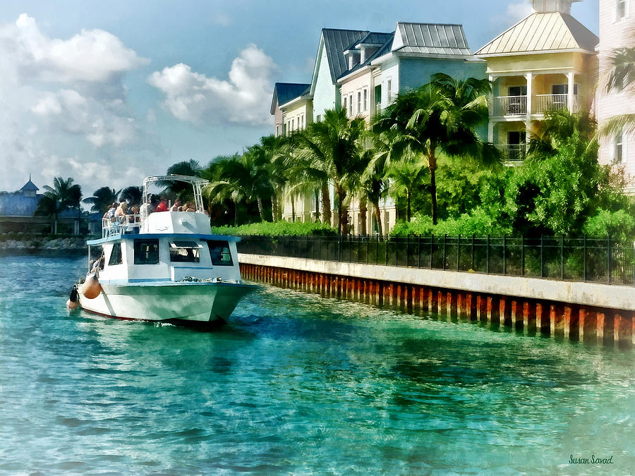 Bahamas - Ferry to Paradise island Photograph by Susan Savad