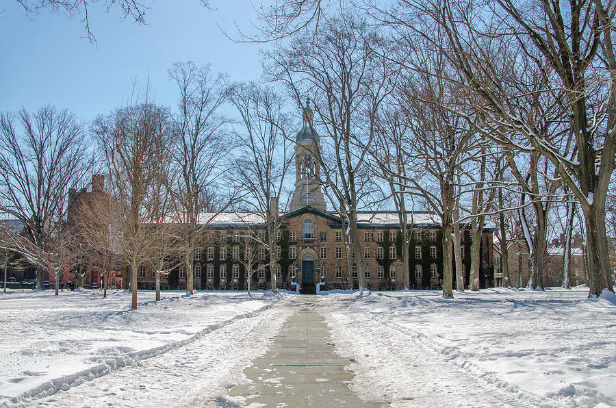 Nassau Hall In The Snow - Princeton University Photograph by Bill Cannon