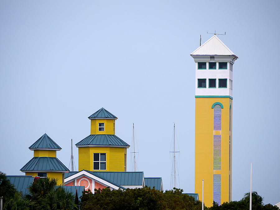 Nassau - Harbour Control Tower  Photograph by Richard Reeve