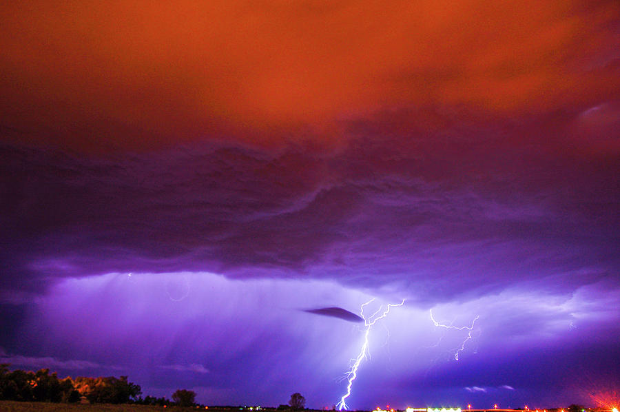Nasty But Awesome Late Night Lightning 002 Photograph by NebraskaSC