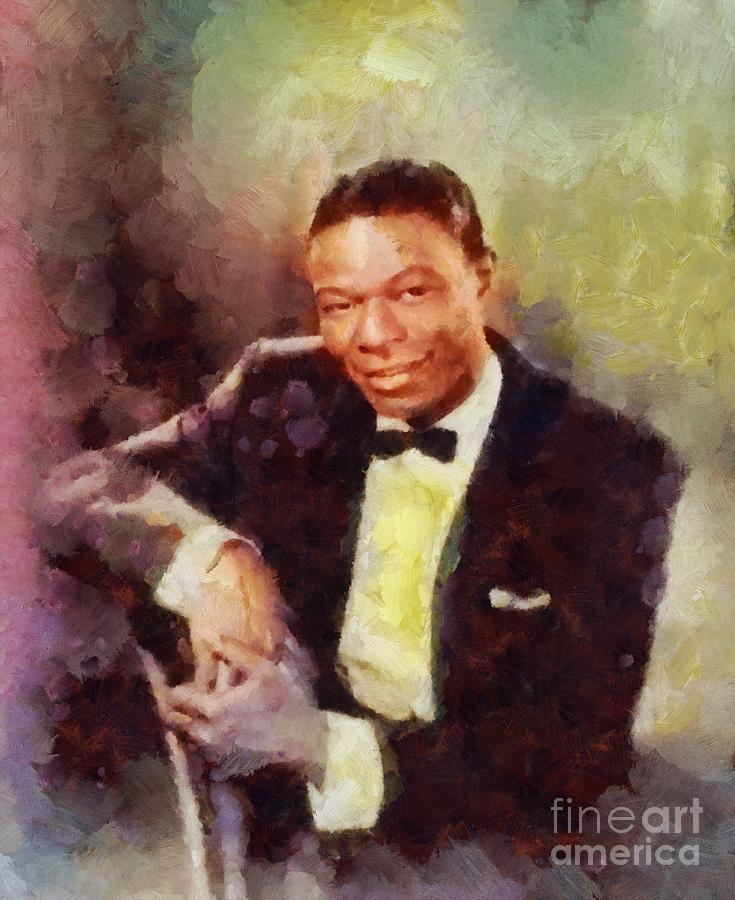 Nat King Cole, Singer Painting