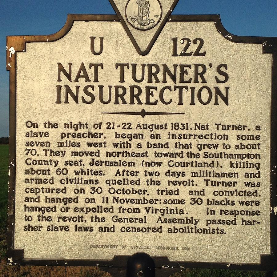 Nat Turner sign Photograph by Will Felix