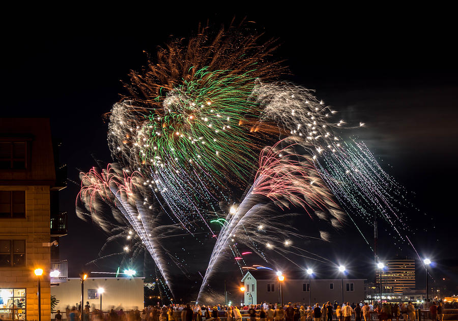 Natal Day Fireworks Halifax Harbour Photograph by Irena Kazatsker ...